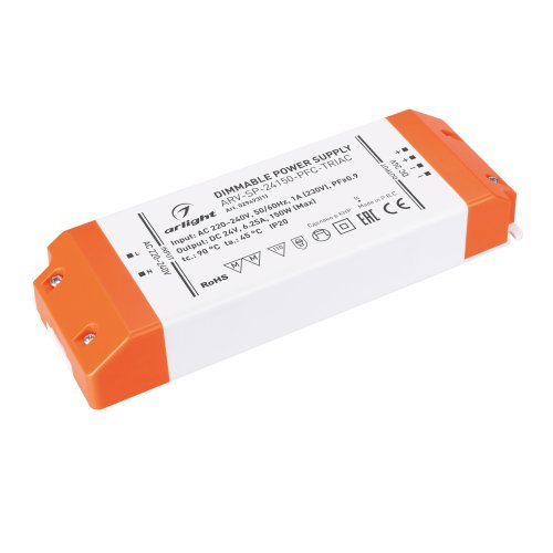 Блок питания Arlight ARV-SP-24150-PFC-TRIAC 24V, 6.25A, 150W картинка 
